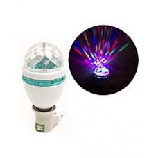 Светодиодная светомузыкальная лампа E27/3W/220В, RGB (NG-399)
