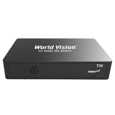 Цифровой эфирный DVB-T2 приемник World Vision T36, новый процессор Mstar MSD7T01, чувствительный тюнер MXL-608 , безотказная работа устройства .