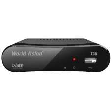 Цифровой эфирный DVB-T2 приемник World Vision T35 Изящный дизайн, мощный процессор Ali M3821 и удобство использования